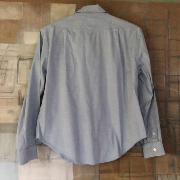 Escada Sport 100% Cotton Button Down Blue Shirt - Picture 6 of 7